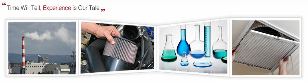Filters can be used in industry, cars, chemistry and air filtration.